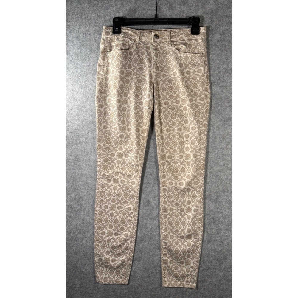 Women's  Zara pants, slim-fit,‎ retro pattern print style size 4